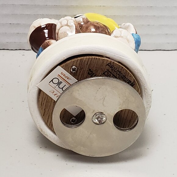 Paddington Bear With Ice Cream Cone Musical Figurine Schmid 1981 - Picture 9 of 14